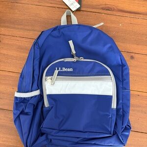 L.L. Bean Men's Backpack in Blue and Gray